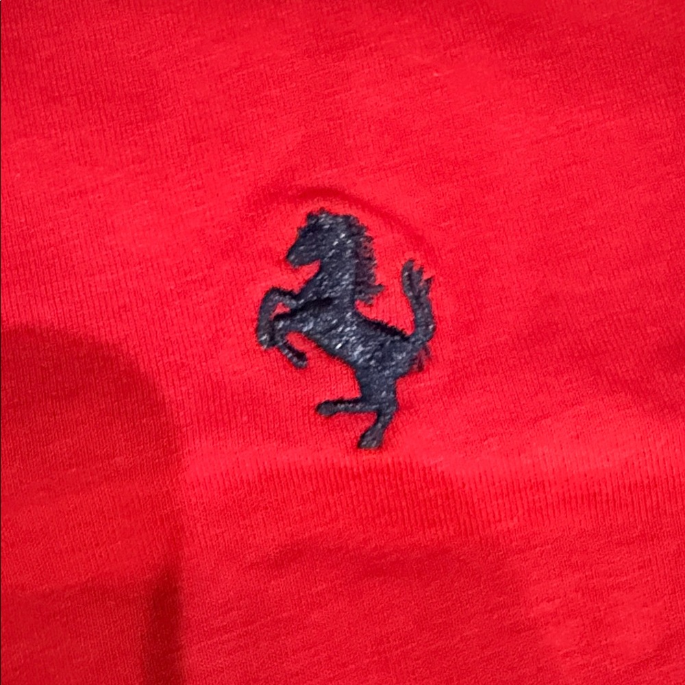 NWT: Ferrari Classic Red Short Sleeve Tee - Picture 5 of 9